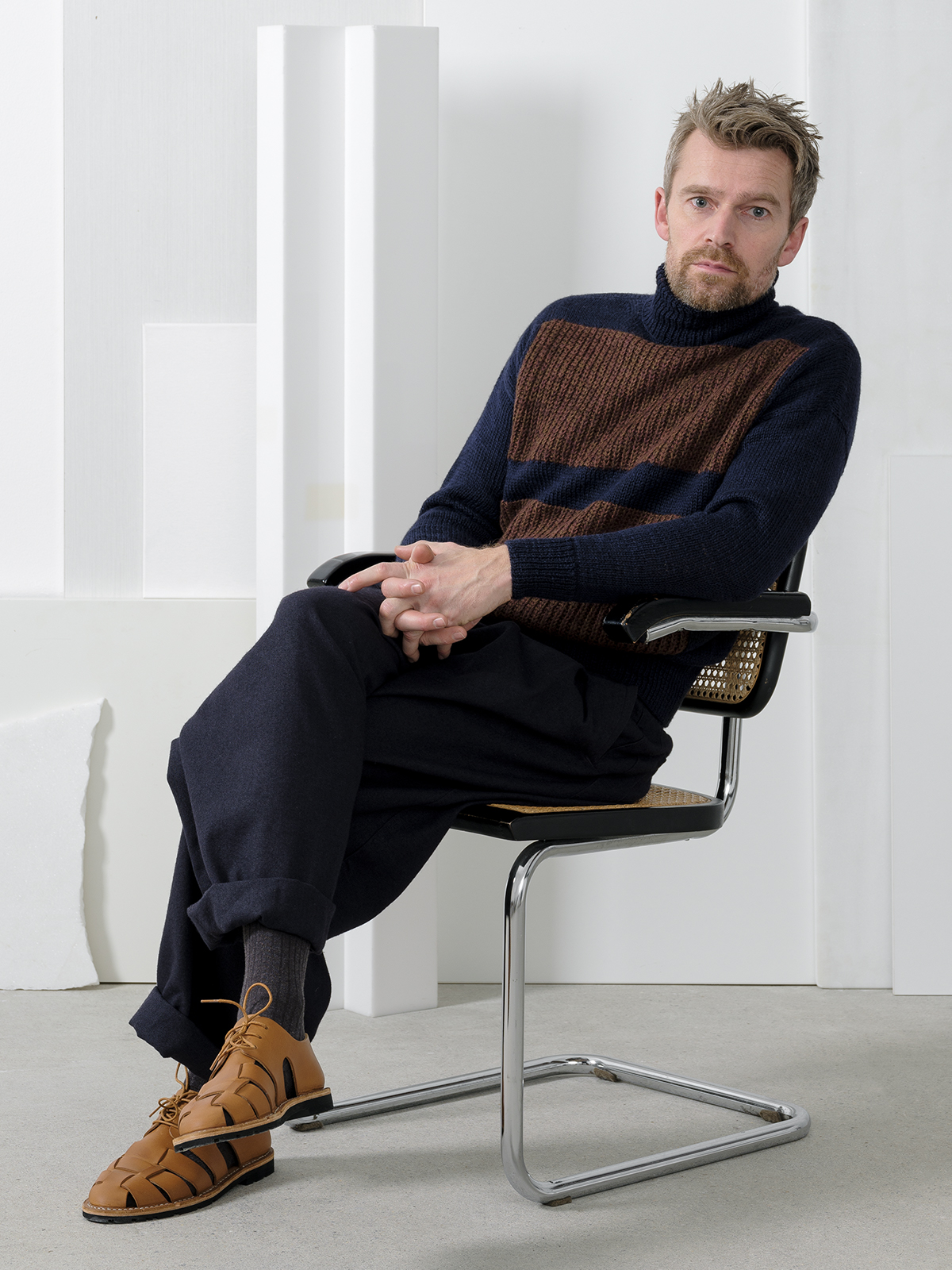 Baby Alpaca & Wool sweaters and cardigans for man | KNITBRARY